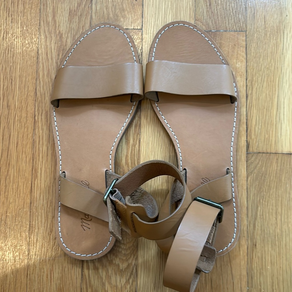 Madewell The Boardwalk Ankle Strap Sandal